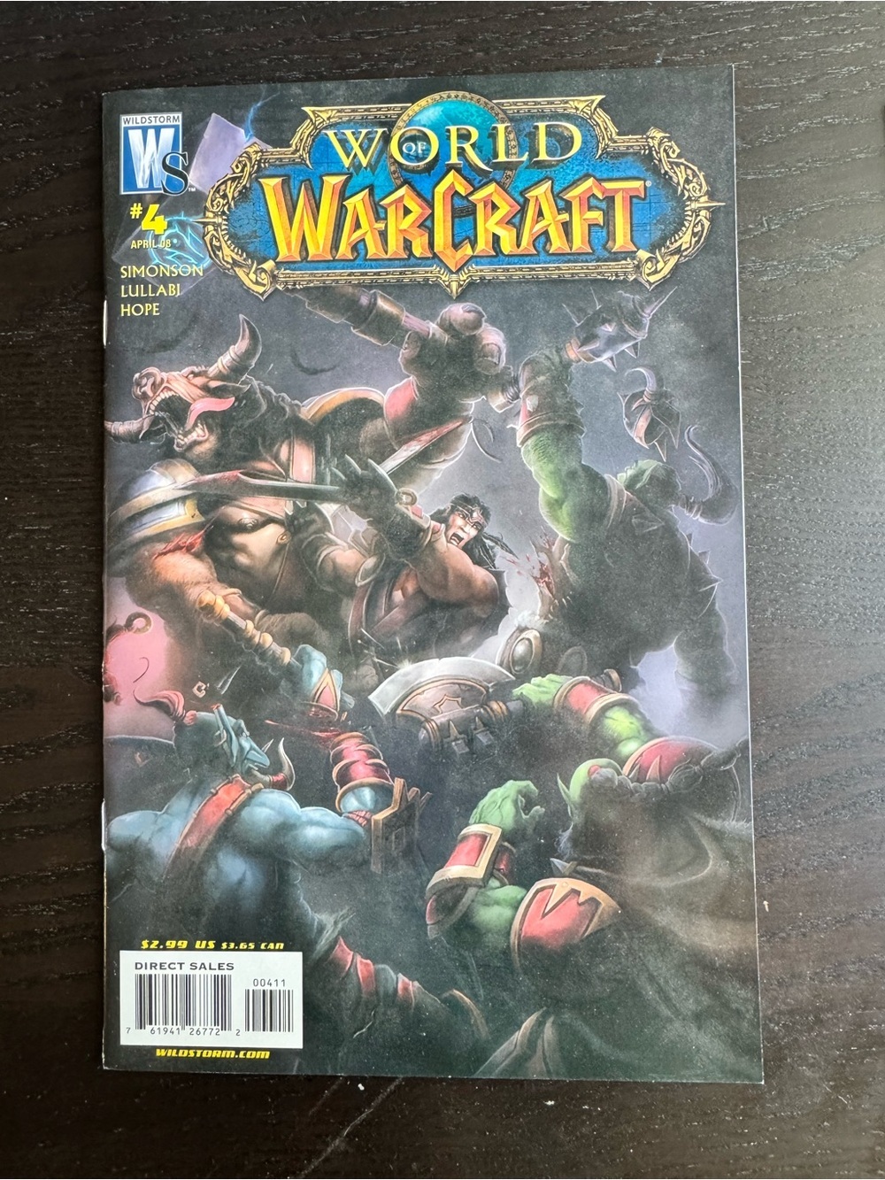 World of Warcraft Graphic Novel Comic Book - Black Cover